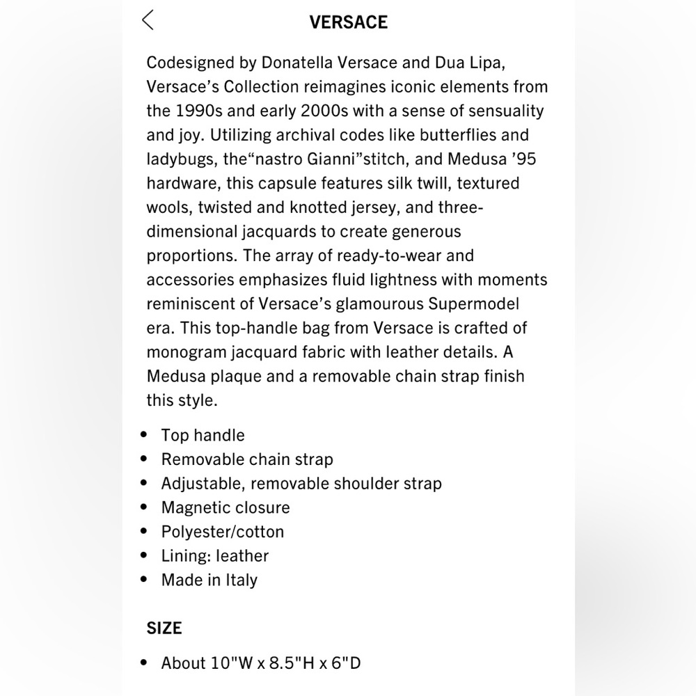 Versace bag - Picture 9 of 17